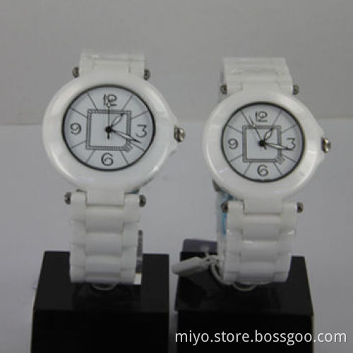 Ceramic couple watch, OEM and ODM orders are welcome